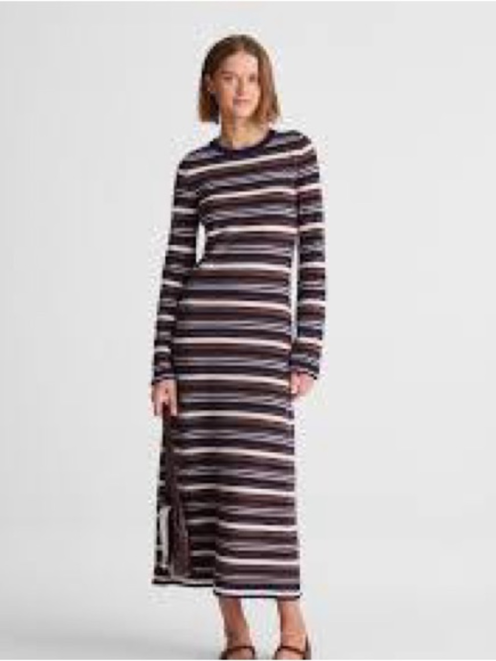 Madewell Crewneck Sweater Maxi Dress in Merino Wool